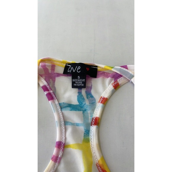 NEW Love Brand Women’s White Mesh Tank Swim Coverup Dress - Picture 8 of 10